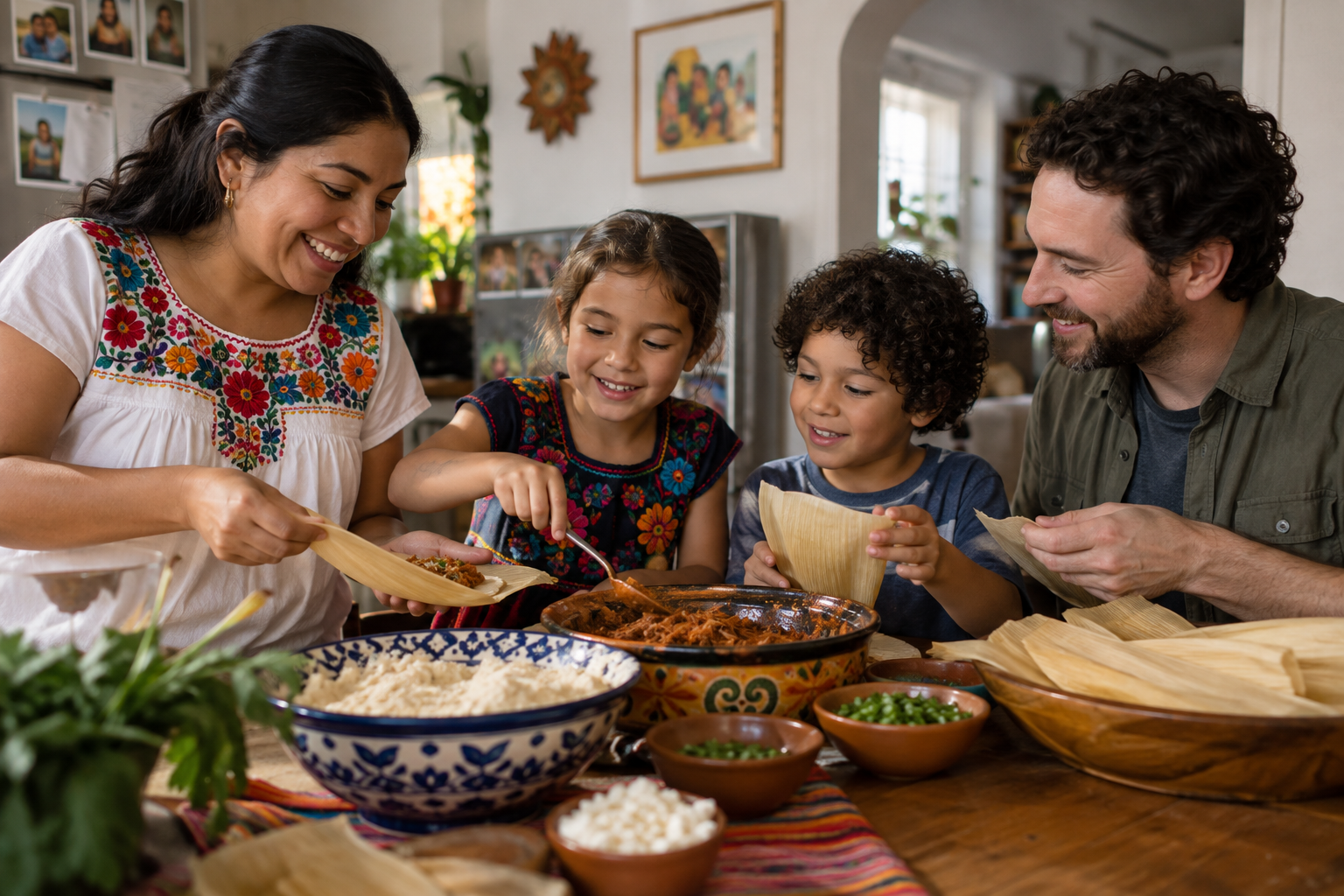 Celebrar la herencia latina en una familia multicultural